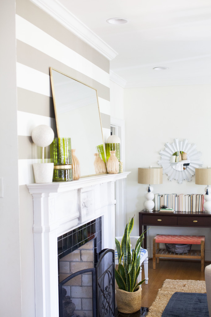 interiors, decor, home tour, makeover, reveal, mantle styling