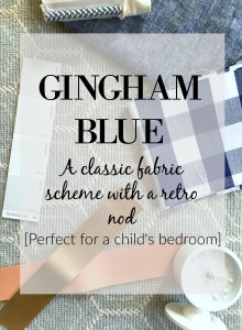 gingham boy scheme graphic